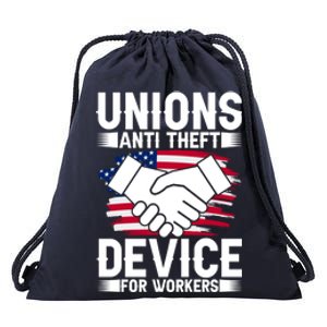 Unions Anti Theft Device For Workers Union Workers Outfit Funny Gift Drawstring Bag