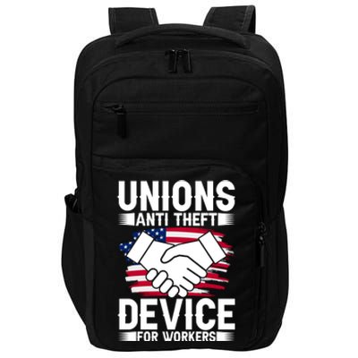 Unions Anti Theft Device For Workers Union Workers Outfit Gift Impact Tech Backpack