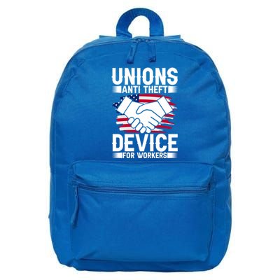 Unions Anti Theft Device For Workers Union Workers Outfit Gift 16 in Basic Backpack