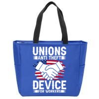 Unions Anti Theft Device For Workers Union Workers Outfit Gift Zip Tote Bag