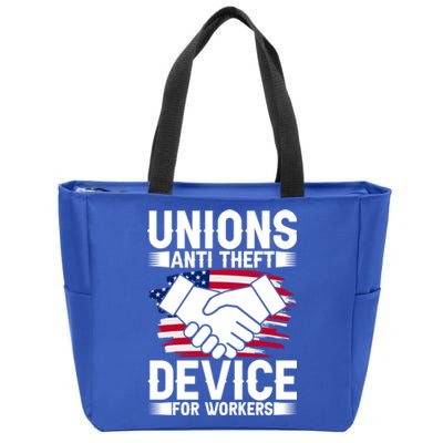 Unions Anti Theft Device For Workers Union Workers Outfit Gift Zip Tote Bag