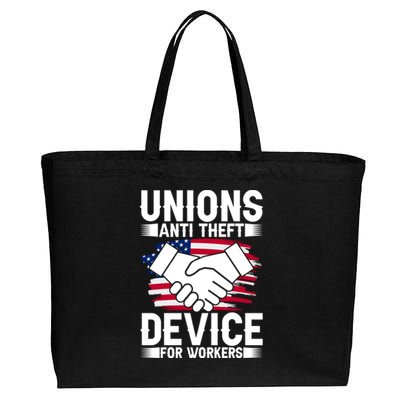 Unions Anti Theft Device For Workers Union Workers Outfit Gift Cotton Canvas Jumbo Tote