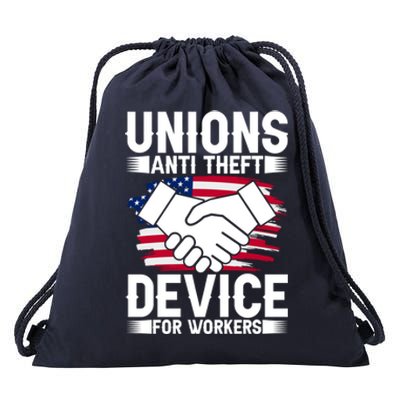 Unions Anti Theft Device For Workers Union Workers Outfit Gift Drawstring Bag