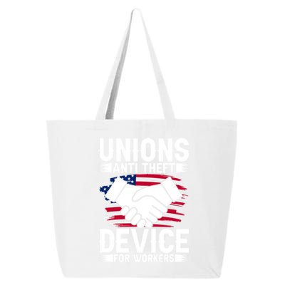 Unions Anti Theft Device For Workers Union Workers Outfit Gift 25L Jumbo Tote