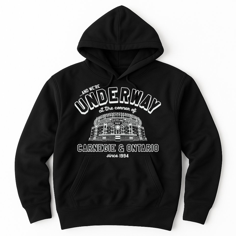 Underway At The Corner Of Carnegie & Ontario Since 1994 Hoodie