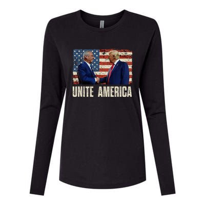 Unite America Trump Kennedy Jr 2024 For President Womens Cotton Relaxed Long Sleeve T-Shirt