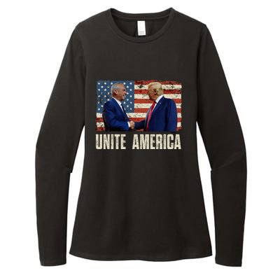 Unite America Trump Kennedy Jr 2024 For President Womens CVC Long Sleeve Shirt