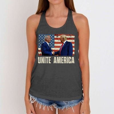 Unite America Trump Kennedy Jr 2024 For President Women's Knotted Racerback Tank