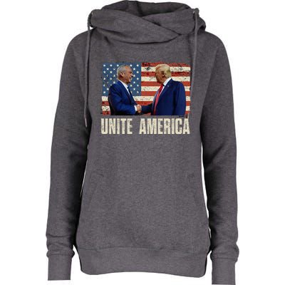 Unite America Trump Kennedy Jr 2024 For President Womens Funnel Neck Pullover Hood