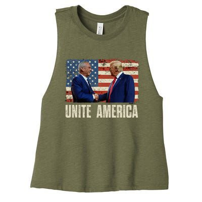 Unite America Trump Kennedy Jr 2024 For President Women's Racerback Cropped Tank