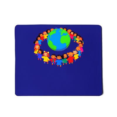 Unity Around The World Holding Hands Global Peace  Mousepad