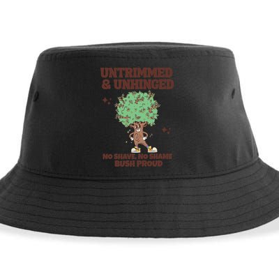 Untrimmed And Unhinged No Shave No Shame Bush Proud Sustainable Bucket Hat