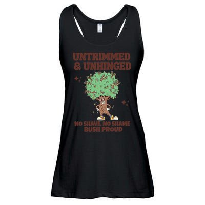Untrimmed And Unhinged No Shave No Shame Bush Proud Ladies Essential Flowy Tank