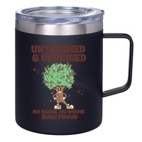 Untrimmed And Unhinged No Shave No Shame Bush Proud 12oz Stainless Steel Coffee Mug