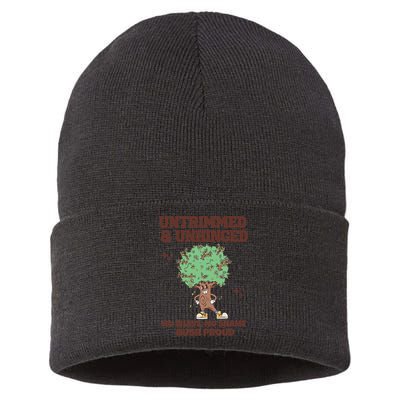 Untrimmed And Unhinged No Shave No Shame Bush Proud Sustainable Knit Beanie