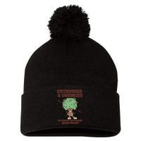 Untrimmed And Unhinged No Shave No Shame Bush Proud Pom Pom 12in Knit Beanie