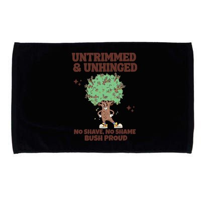 Untrimmed And Unhinged No Shave No Shame Bush Proud Microfiber Hand Towel