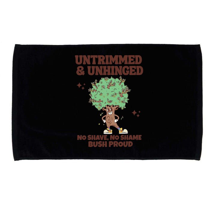 Untrimmed And Unhinged No Shave No Shame Bush Proud Microfiber Hand Towel