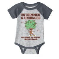 Untrimmed And Unhinged No Shave No Shame Bush Proud Infant Baby Jersey Bodysuit