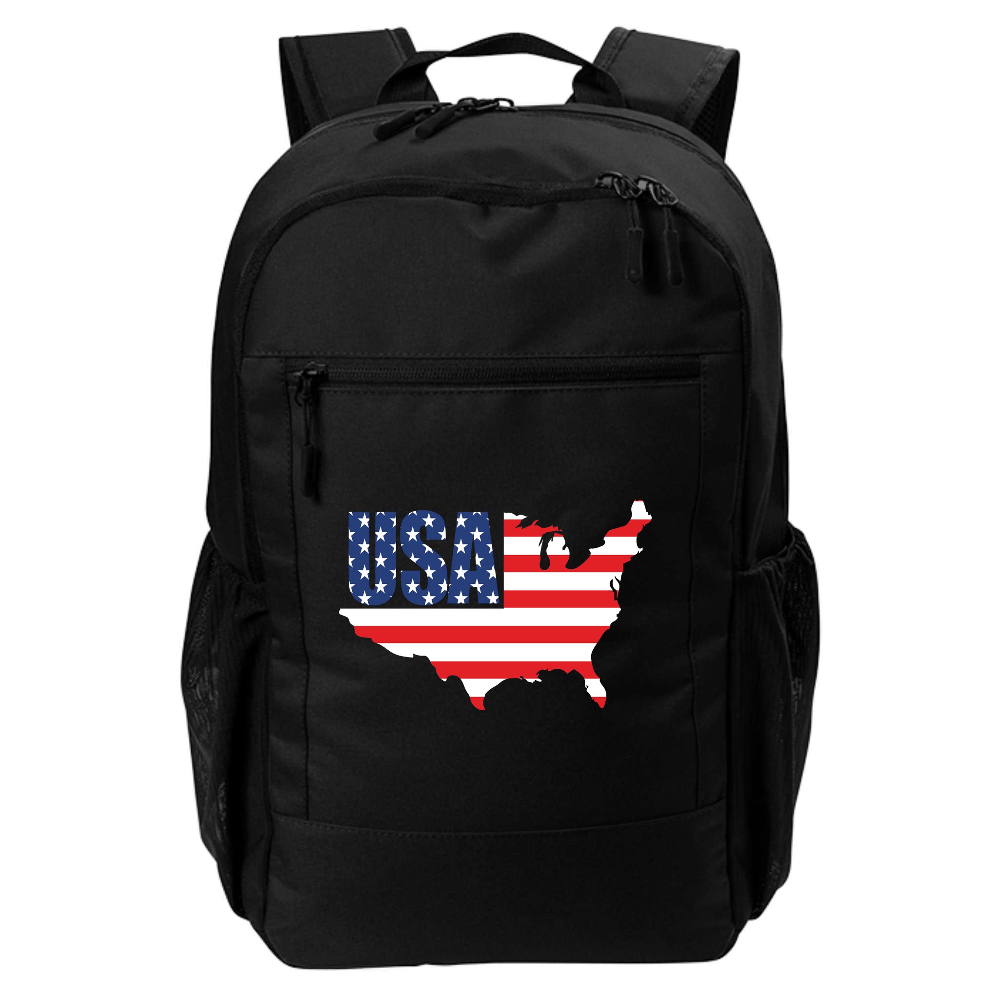 USA American US Flag Map Patriotic Backpack