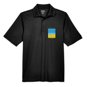 Ukrainian Alphabet Men's Origin Performance Pique Polo