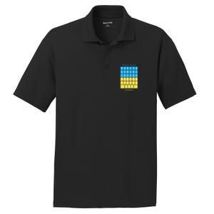 Ukrainian Alphabet PosiCharge RacerMesh Polo