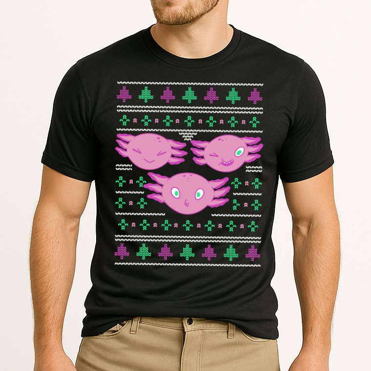 Ultimate Axolotl Ugly Christmas Performance Shirt