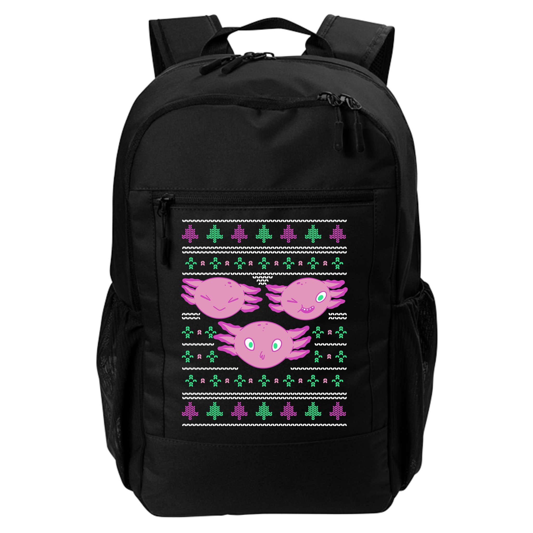 Ultimate Axolotl Ugly Christmas Backpack
