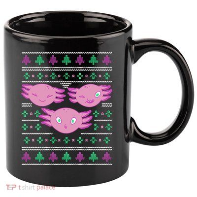Ultimate Axolotl Ugly Christmas 11oz C Handle Ceramic Mug