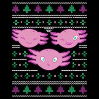 Ultimate Axolotl Ugly Christmas Sustainable Beanie