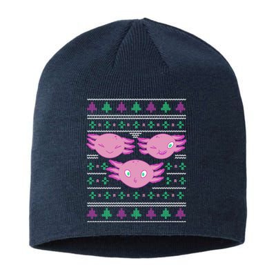 Ultimate Axolotl Ugly Christmas Sustainable Beanie