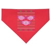 Ultimate Axolotl Ugly Christmas USA-Made Doggie Bandana