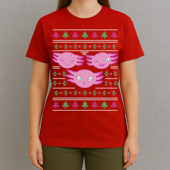 Ultimate Axolotl Ugly Christmas T-Shirt