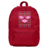 Ultimate Axolotl Ugly Christmas 16 in Basic Backpack