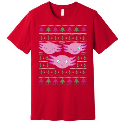 Ultimate Axolotl Ugly Christmas Premium T-Shirt