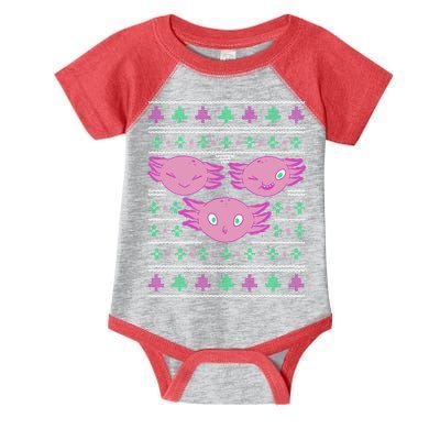 Ultimate Axolotl Ugly Christmas Infant Baby Jersey Bodysuit