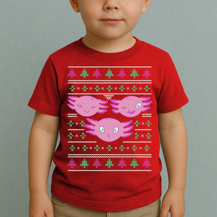Ultimate Axolotl Ugly Christmas Toddler T-Shirt