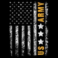 US Army Usa Grunge Flag Army Backpack