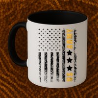 US Army Usa Grunge Flag Army Mug