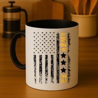 US Army Usa Grunge Flag Army Mug