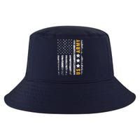 US Army Usa Grunge Flag Army Cool Comfort Performance Bucket Hat