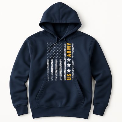 US Army Usa Grunge Flag Army Hoodie