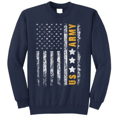 US Army Usa Grunge Flag Army Sweatshirt