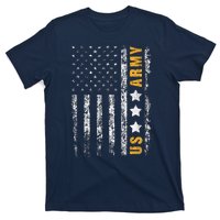 US Army Usa Grunge Flag Army T-Shirt