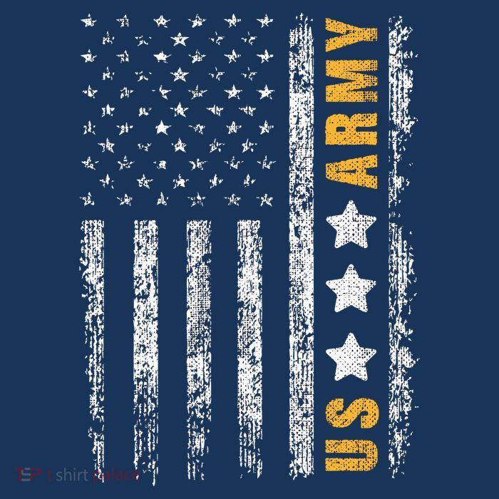 US Army Usa Grunge Flag Army Flat Bill Trucker Hat