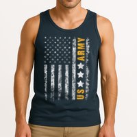 US Army Usa Grunge Flag Army Tank Top