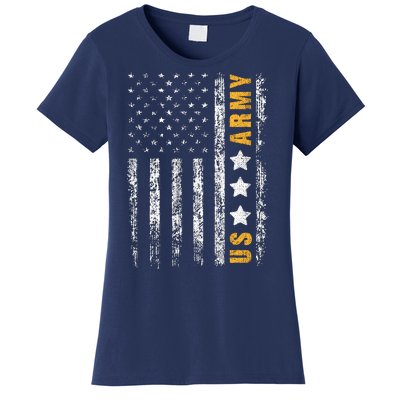 US Army Usa Grunge Flag Army Women's T-Shirt