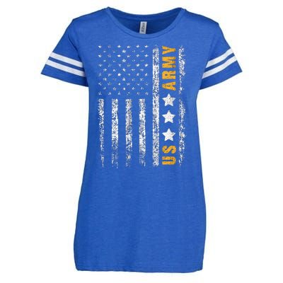 US Army Usa Grunge Flag Army Enza Ladies Jersey Football T-Shirt