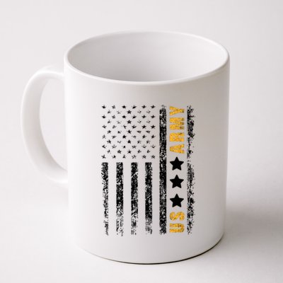 US Army Usa Grunge Flag Army Coffee Mug