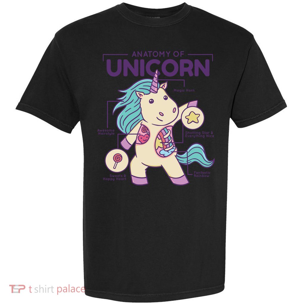 Unicorn Anatomy Garment-Dyed Heavyweight T-Shirt
